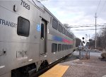 Green signal shining for NJT Train # 5742 just before departure from White House Station   